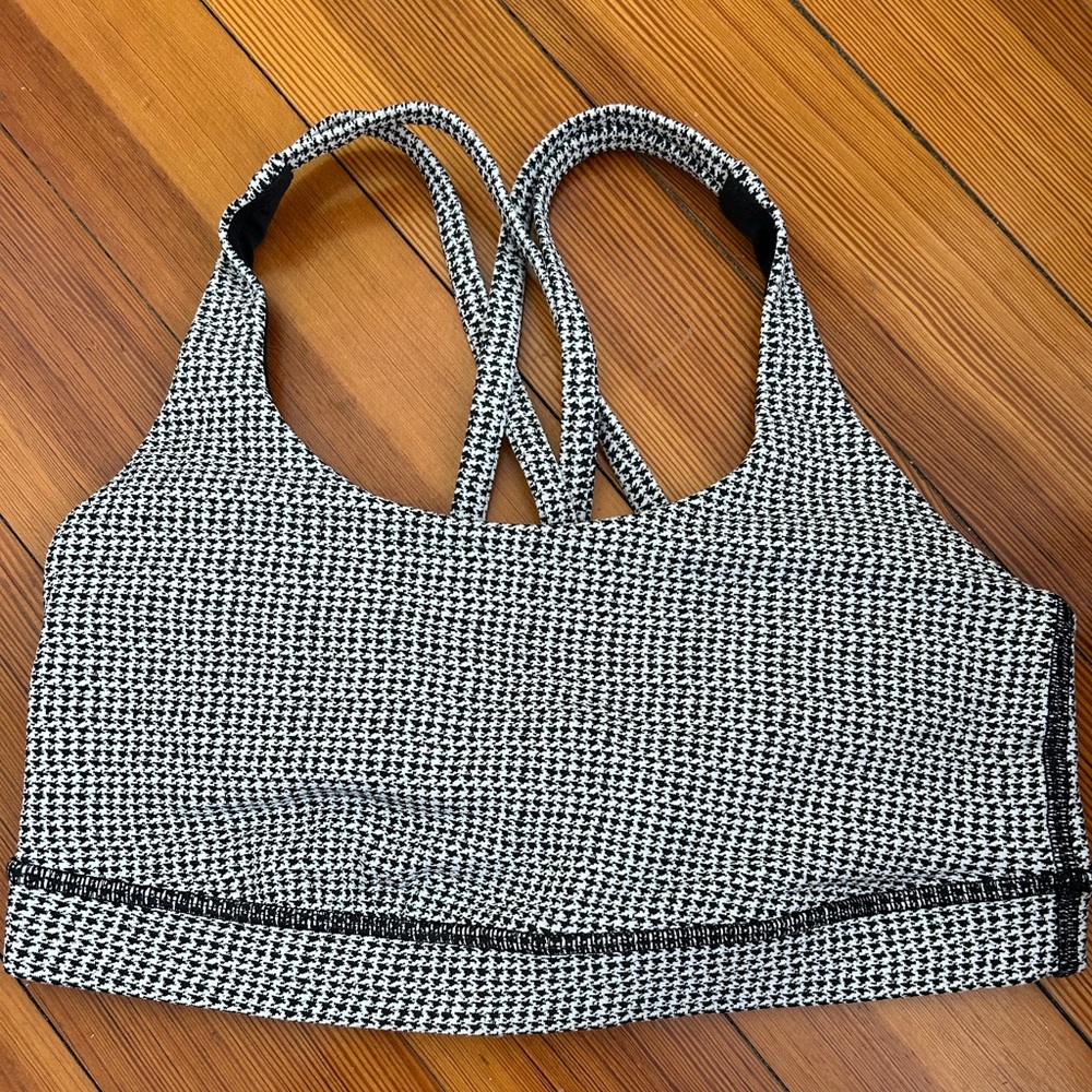 Lululemon Black and White Bra